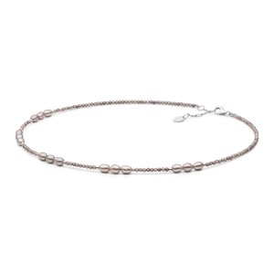 Colier perle naturale si cristale cu argint DiAmanti 242-05-G (Argint 925‰ 0,9 g.)